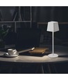 Opladelig LED bordlampe Inde/ude - Hvid, touch dæmpbar, IP54, varm hvid lys