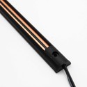 PicoTrack 50 cm skinne -  24V, Magnetisk, sort, til glasmontre / vinduesbelysning