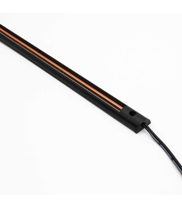 PicoTrack 50 cm skinne -  24V, Magnetisk, sort, til glasmontre / vinduesbelysning