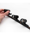 3,5W RA92 PicoTrack Mini LED skinnespot - Sort, 24V DC, Passer til PicoTrack skinner