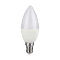 4.8W Smart Kertepære E14 - Pære RF Kontrol 24 Knapper, RGB+4000K, Dæmpbar