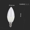 4.8W Smart Kertepære E14 - Pære RF Kontrol 24 Knapper, RGB+4000K, Dæmpbar