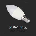 4.8W Smart Kertepære E14 - Pære RF Kontrol 24 Knapper, RGB+4000K, Dæmpbar
