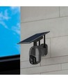 Udendørs WiFi PTZ solcelledrevet kamera - 360° Tryghed, Full HD & Farvenattesyn, IP65, Sort