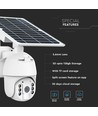 WiFi HD Smart Solar PTZ kamera med solcelle - 2MP, IP65, PIR sensor, 360° rotation, Smart Life app