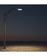 V-Tac 100W LED gadelampe - Samsung LED chip, grå hus, Ø60mm, IP65, 100lm/w