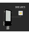 V-Tac 100W LED gadelampe - Samsung LED chip, grå hus, Ø60mm, IP65, 100lm/w
