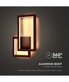 20W moderne LED væglampe - Corten, 360°, 2400lm, IP20, 3000K, inkl. lyskilde