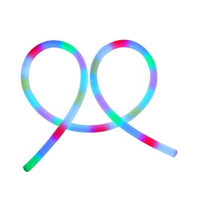 5m 10W/m Magic RGB Neon Flex LED strip, 360° - 24V, IP20, rund, 25mm bredde