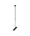 GU10 Teleskopisk loftlampe - Sort, aluminium, 83-117cm