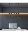 GU10 Teleskopisk loftlampe - Sort, aluminium, 83-117cm