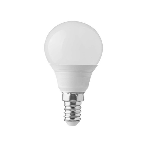 E14 6,5W LED kronepære - P45, Samsung LED chip, 4000K, 5 års garanti