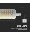 7W R7S LED Pære - Plast, 6500K