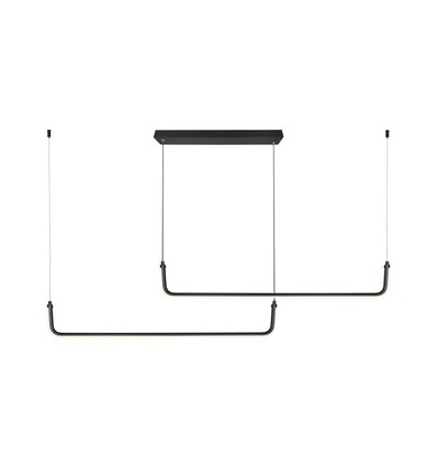 24W LED Hængelampe - Designer, 4000K, Sort