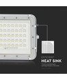 40W LED solcelle projektør - IP65, 4000K, inkl. solpanel og fjernbetjening