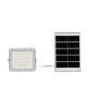 80W LED solcelle projektør - 800lm, IP65, 10W solcellepanel, fjernbetjening, udendørs