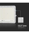 30W Solcelle LED projektør med fjernbetjening - 2600lm, IP65, 6400K, inkl. solpanel og batteri