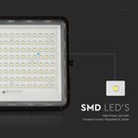 VT LED Solar Projektør 180W - 6400K, 16000 mAh Batteri, 3m Kabel, Smart IR Fjernbetjening, Hurtig Opladning