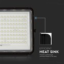 VT LED Solar Projektør 180W - 6400K, 16000 mAh Batteri, 3m Kabel, Smart IR Fjernbetjening, Hurtig Opladning
