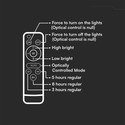 VT LED Solar Projektør 180W - 6400K, 16000 mAh Batteri, 3m Kabel, Smart IR Fjernbetjening, Hurtig Opladning