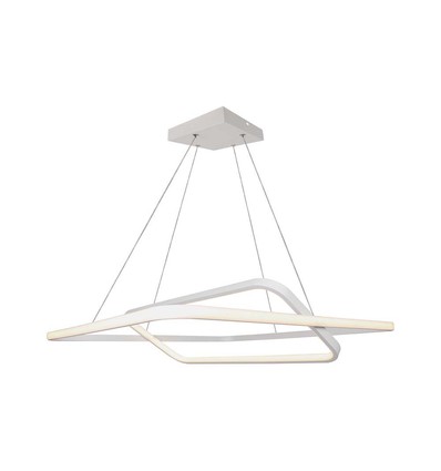 48W LED Metalloftlampe - 600x600xH1200mm, 4000K, hvid, TRIAC dæmpbar