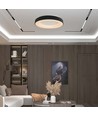 49W LED dekorativ loftslampe, dæmpbar - Ø60cm, 106lm/W, sort, 3000K, Triac dæmpbar