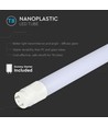 120cm / 18W T8 LED rør - Nano-plast, 103lm/W, IP20