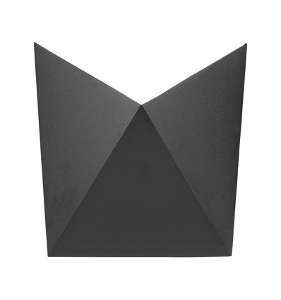 5W LED væglampe - IP65, sort, 110lm/W, 17,5x17,5cm, aluminium, inkl. lyskilde