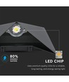 5W LED væglampe - IP65, sort, 110lm/W, 17,5x17,5cm, aluminium, inkl. lyskilde