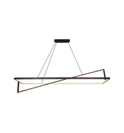 45W LED designer hængelampe - TRIAC dæmpbar, 3000K, sort