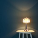 LED bordlampe - 1800mAh batteri, 13.5x26.5cm, 3i1, fransk guld, hus
