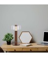 1W genopladelig LED bordlampe, sandbrun - Touch dæmpbar, 3000K, USB-C, 150x300mm
