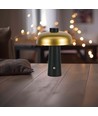 3W genopladelig LED bordlampe - Touch dæmpbar, 3-i-1 CCT, guld/sort, inkl. USB-kabel