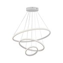 LED hængende dekorativ lampe - Ø600+Ø400+Ø200, 3000K, hvid, hus.