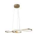 LED hængende dekorativ lampe - L700x250, 3000K, maling guld, hus