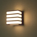 8W Væglampe LED - 4000K, brun, IP65.