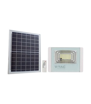 20W Solpanel LED projektør - 4000K, Hvidt hus 20W Solpanel LED projektør - 4000K, Hvidt hus