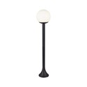 Standlampe (1*E27) - Mat Sort, Opal Plast Kugle