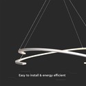 48W metalloftlampe - 800x1200mm, 3000K, hvid, TRIAC dæmpning