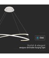 48W metalloftlampe - 800x1200mm, 3000K, hvid, TRIAC dæmpning