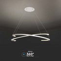 48W metalloftlampe - 800x1200mm, 3000K, hvid, TRIAC dæmpning