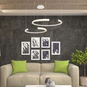 48W LED Hængelampe - Metal, 1100x800x1200mm, 3000K, Hvid, Triac Dæmpning