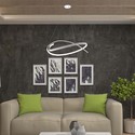 48W LED Hængelampe - 800x1200mm, 3000K, hvid, metal, TRIAC dæmpbar