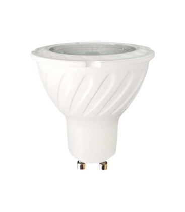 6W GU10 - Plastik Spotlys med Linse, Samsung Chip, 3000K