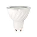 6W GU10 - Plastik Spotlys med Linse, Samsung Chip, 3000K