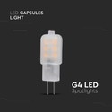 G4 spotlight 1,1W - plastik, Samsung chip, 6500K