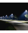 V-Tac 30W LED gadelampe - Ø50/Ø60mm, Samsung chip, IP65, grå hus
