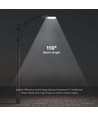 V-Tac 30W LED gadelampe - Ø50/Ø60mm, Samsung chip, IP65, grå hus
