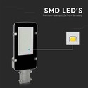 50W LED Gadelampe - Samsung chip, 4000K, Grå hus