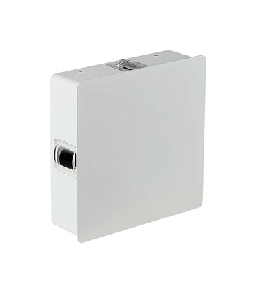 4W Væglampe - LED, 4000K, IP65, Hvid, Kvadrat